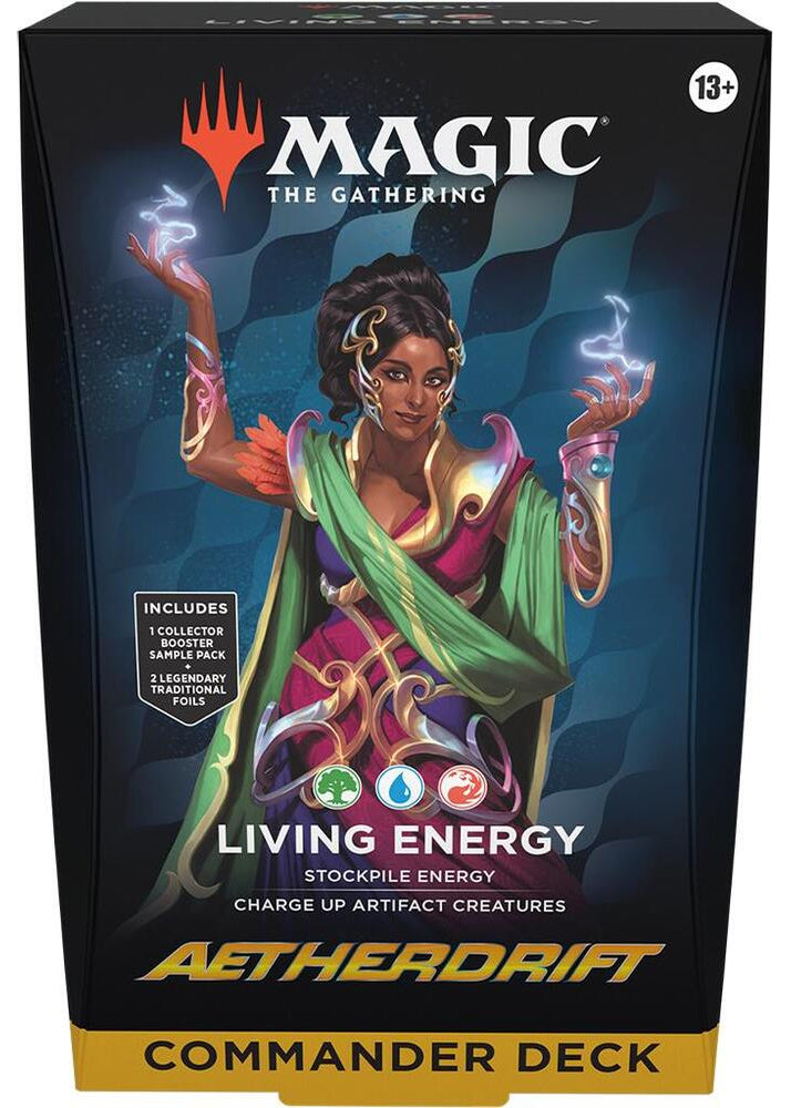 MTG Aetherdrift Commander Deck Living Energy