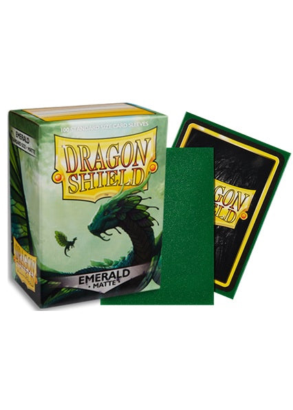 Dragon Shield Sleeves Matte Emerald 100ct