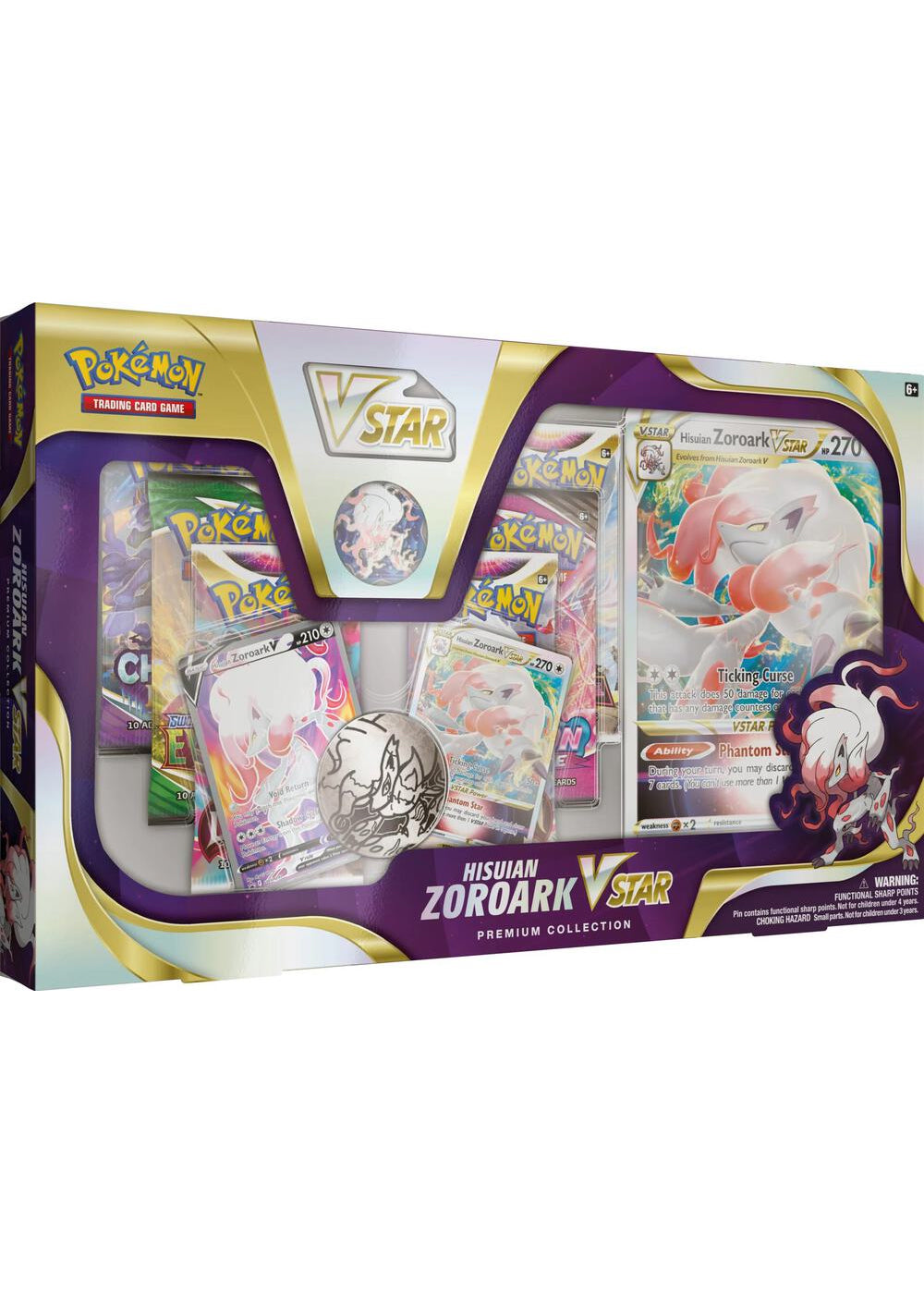Pokémon TCG Hisuian Zoroark VSTAR Premium Collection