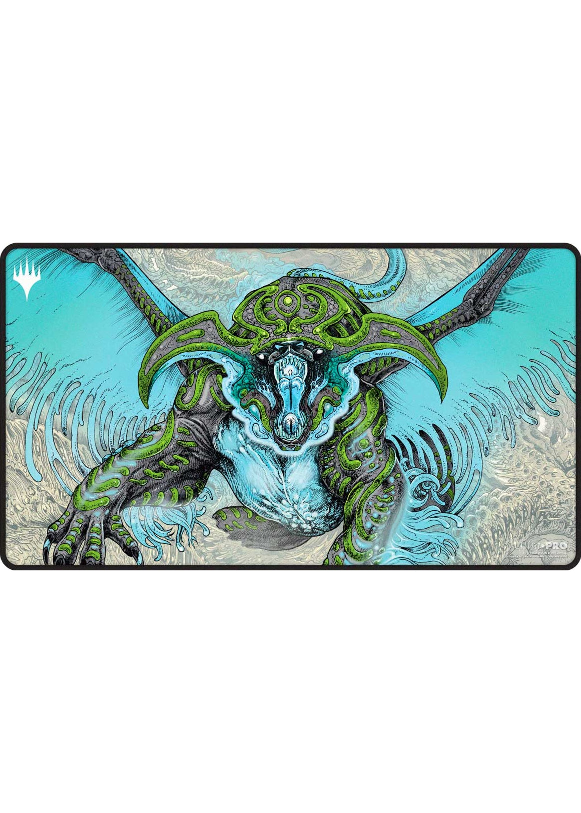 Ultra PRO MTG Tarkir Dragonstorm Temur Black Stitched Playmat