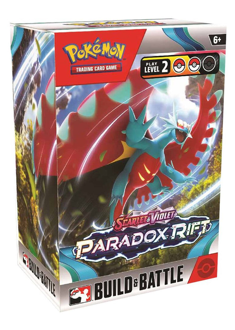 Pokémon TCG SV04 Scarlet & Violet Paradox Rift Build & Battle Box