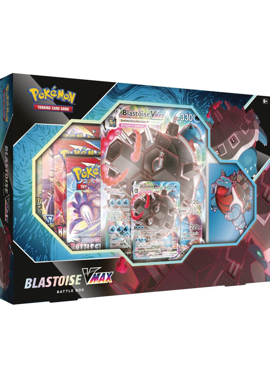 Pokémon TCG Blastoise VMAX Battle Box