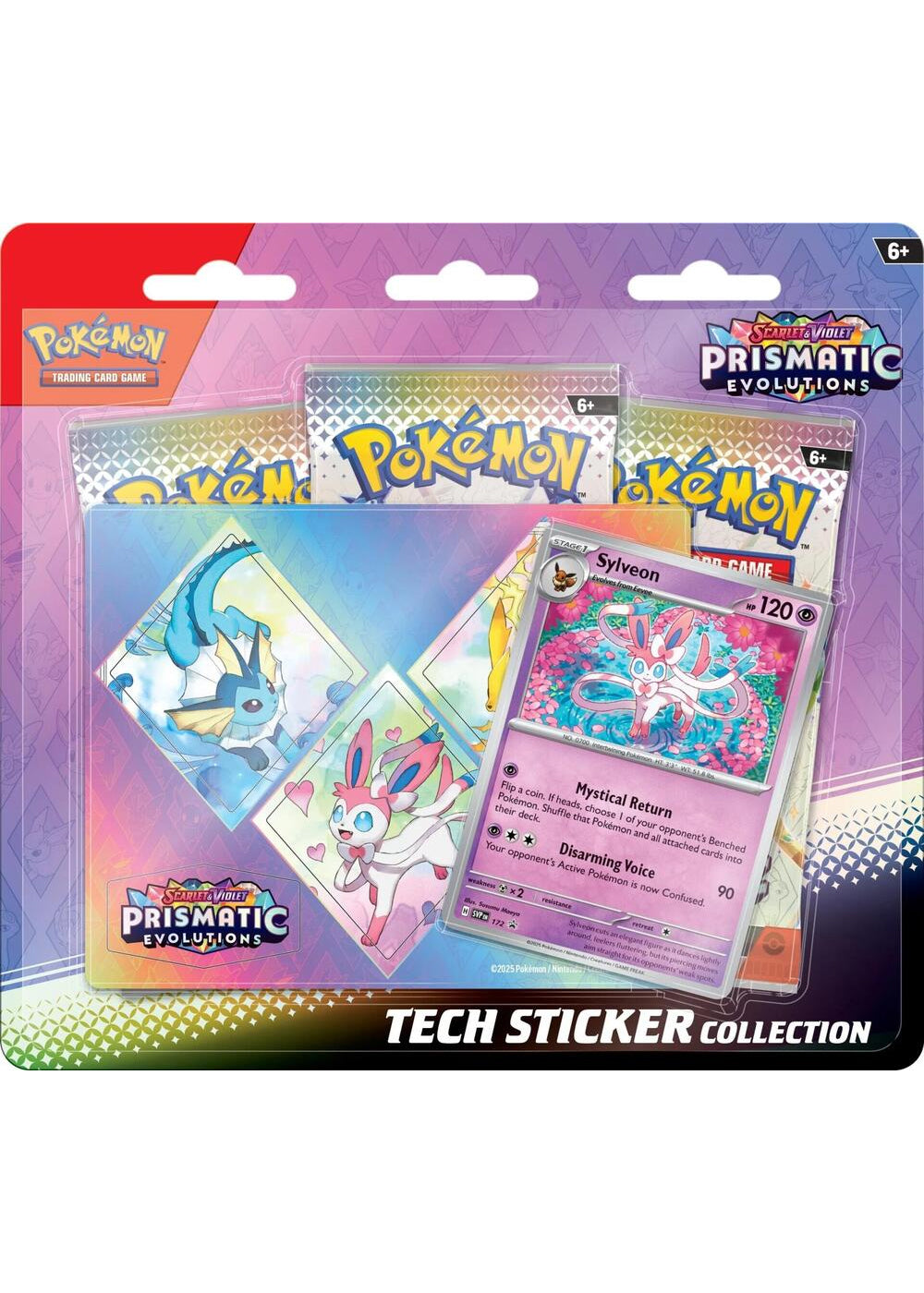 Pokémon TCG SV8.5 Prismatic Evolutions Tech Sticker Collection (Sylveon)