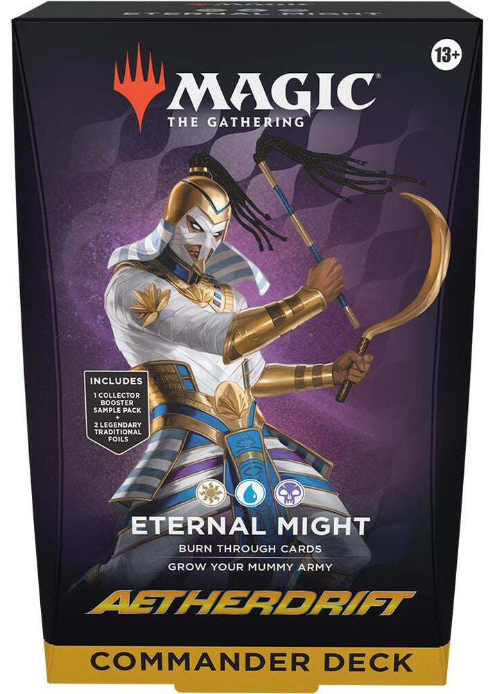 MTG Aetherdrift Commander Deck Eternal Might
