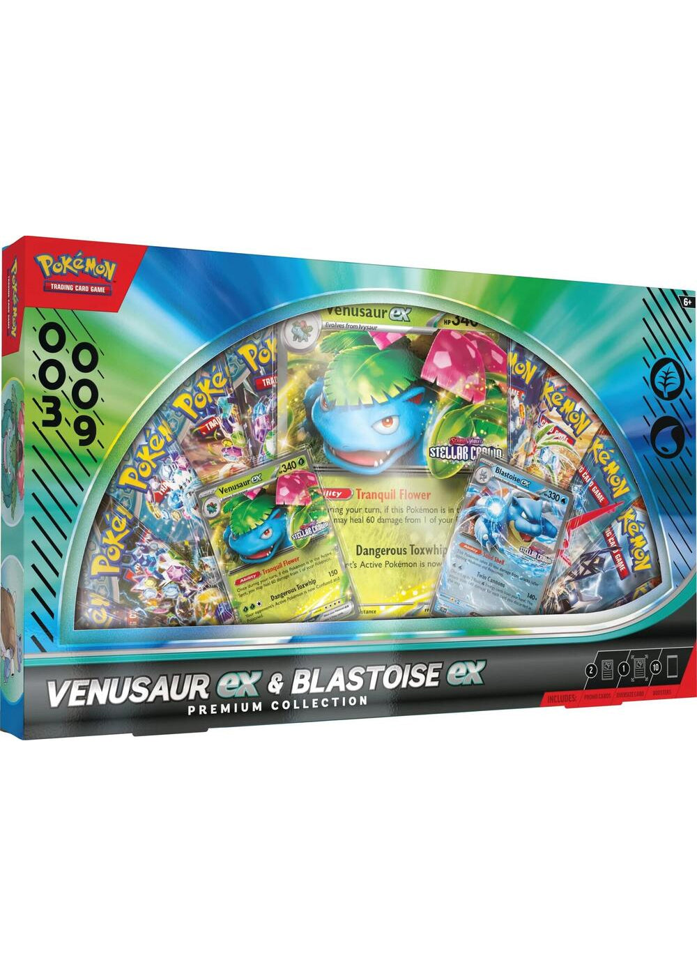 Pokémon TCG Venusaur ex & Blastoise ex Premium Collection